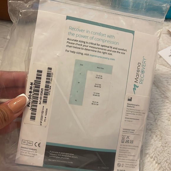 Brand new Marena post surgery Face Mask. Never used it - Picture 2 of 2